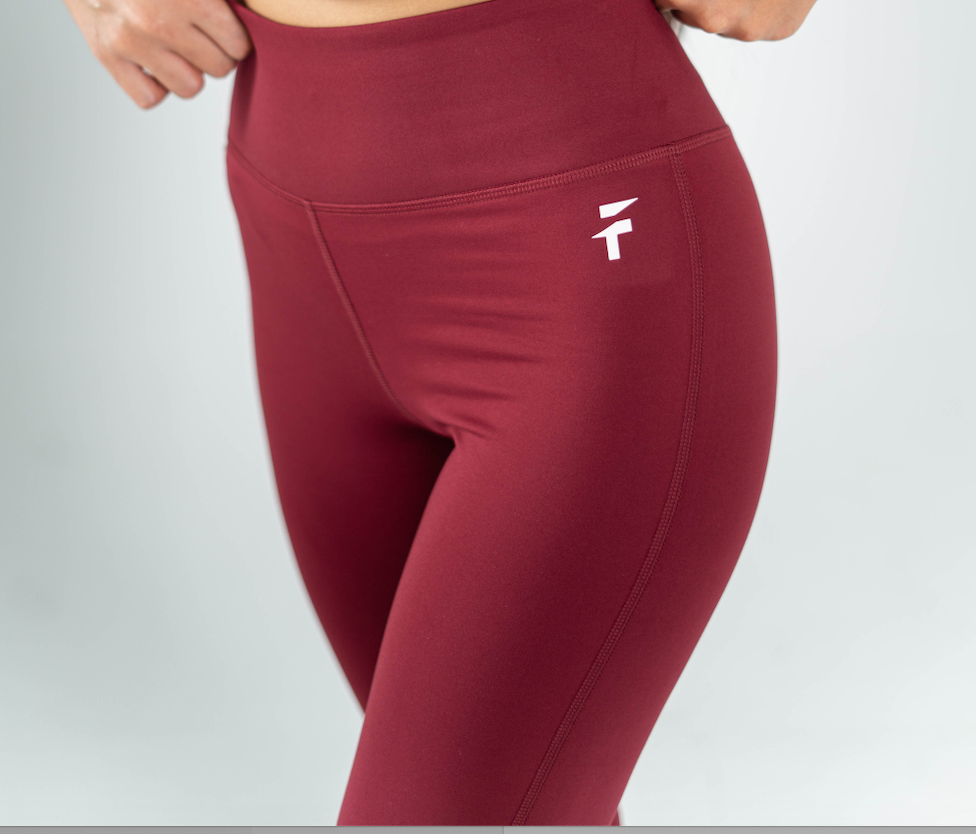 ULTRA SOFT PREMIUM FLARED PANTS - Merlot Red