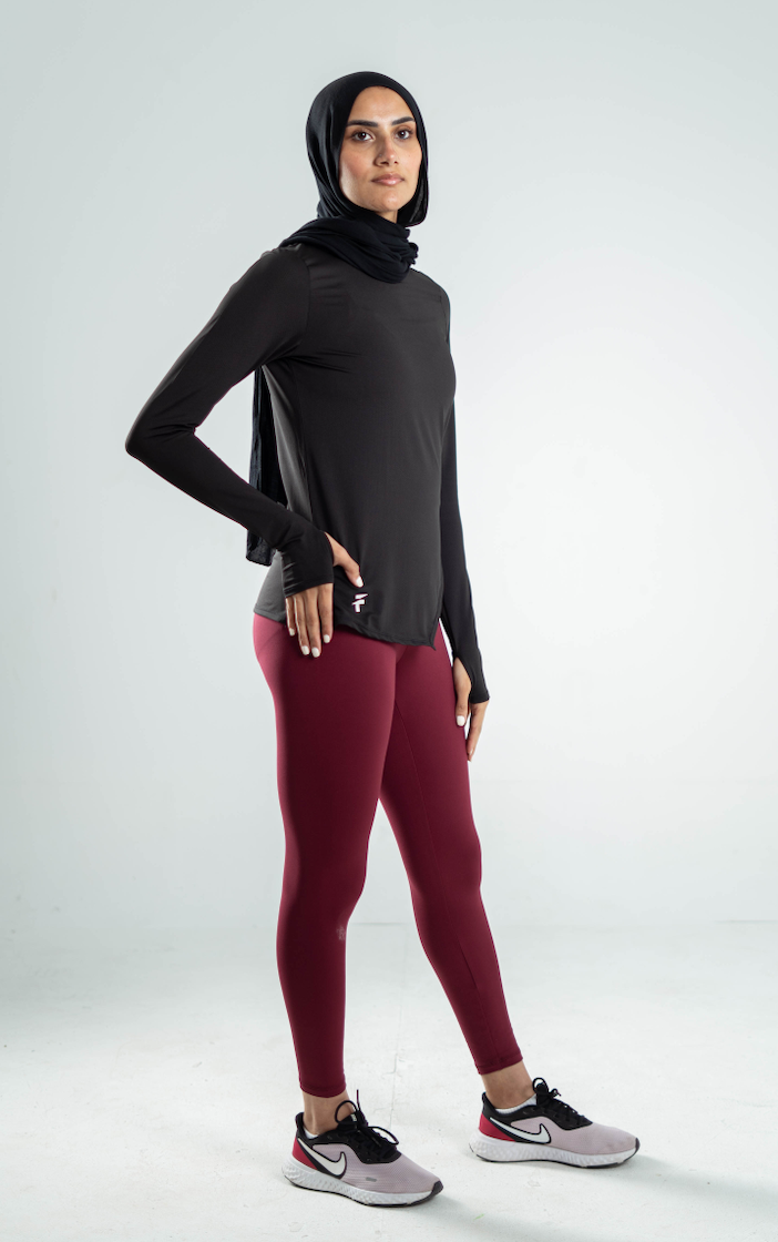 ULTRA SOFT ESSENTIAL LEGGINGS - Merlot Red