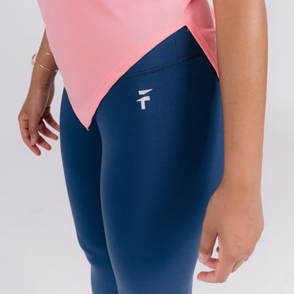 HOME TOWN PERFORMANCE LEGGINGS - Crystal Blue - FIT TRIBE