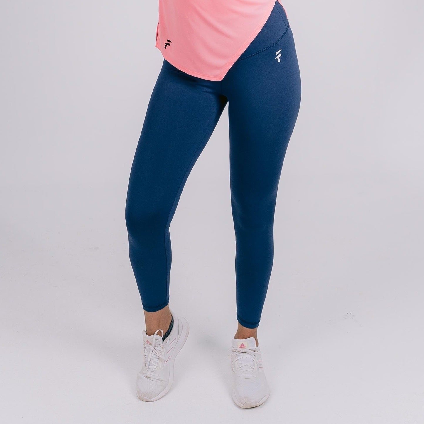 HOME TOWN PERFORMANCE LEGGINGS - Crystal Blue - FIT TRIBE